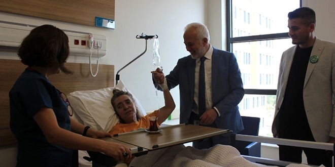 Başhekimden örnek davranış