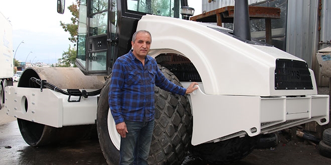 Çırak olarak başladığı işte yerli makine üretti