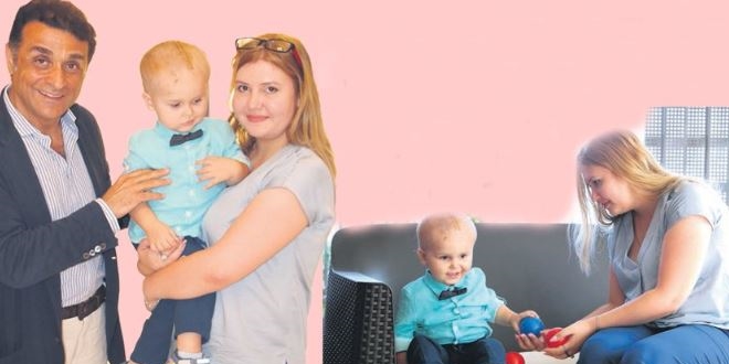 Kafası kadar beyin tümöründen kurtuldu