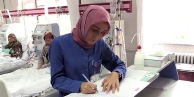 Darp edilmek istenen hemşireden insanlık dersi