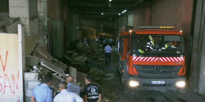 15 Temmuz Demokrasi Otogarı'ndaki metruk yapılar yıkıldı