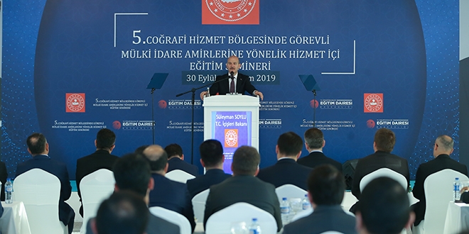 İçişleri Bakanı Soylu kaymakamlarla bir araya geldi