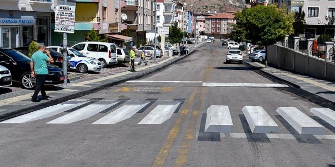 Ankara'da ilk 3 boyutlu yaya geçidi