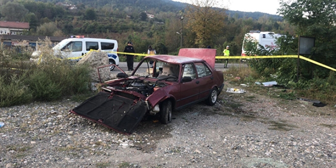 Zonguldak'ta trafik kazas�: 1 �l�, 1 yaral�