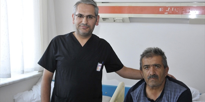 Beyin damarına 'literatüre' girecek müdahale