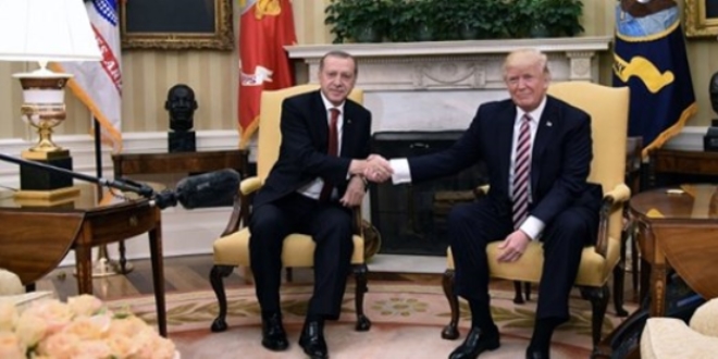 Cumhurbakan Erdoan Trump ile grt