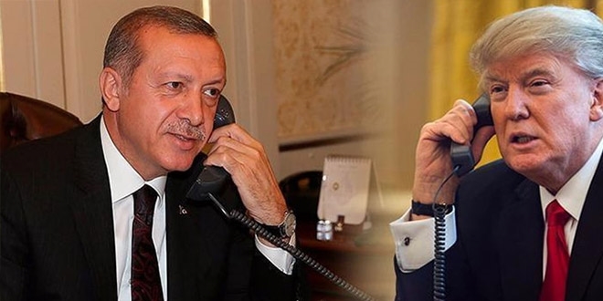 Cumhurbaşkanı Erdoğan, Trump ile telefonda görüştü