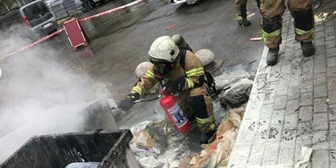 Kimyasal madde b�yle parlad�