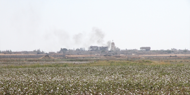 Mardin'de teröristlerden taciz ateşi