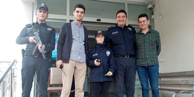 Neslinur'un polis olma hayali gerçek oldu