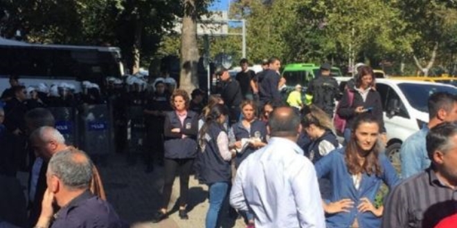 Beikta'ta izinsiz gsteri: 9 kii tutukland