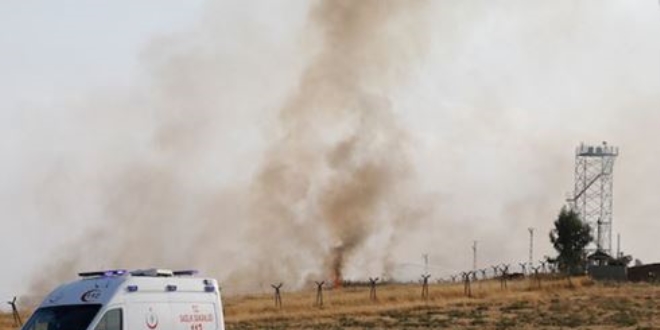 Nusaybin'e 4 havanlı saldırı: 1 asker yaralı