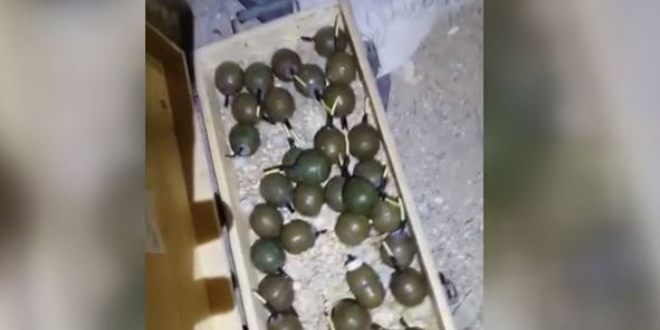 Tel Abyad'da mayın ve roket deposu bulundu