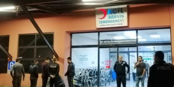 Kendisini vuran polis memuru hastaneye götürüldü