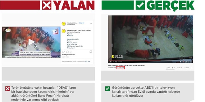 'DEAŞ tutukluları serbest bırakıldı' manipülasyonu