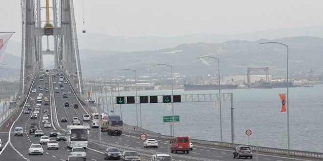Köprü ve otoyollardan 9 ayda 1,4 milyar lira gelir