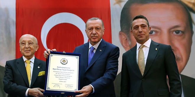 Fenerbah�e'den Erdo�an'a... Aidat�n�z� yat�r�n