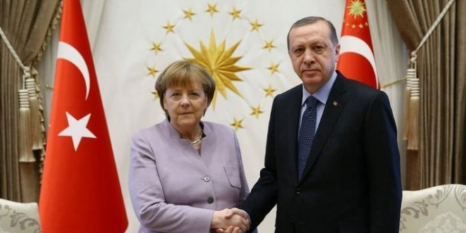 Cumhurbaşkanı Erdoğan, Merkel ile telefonda görüştü