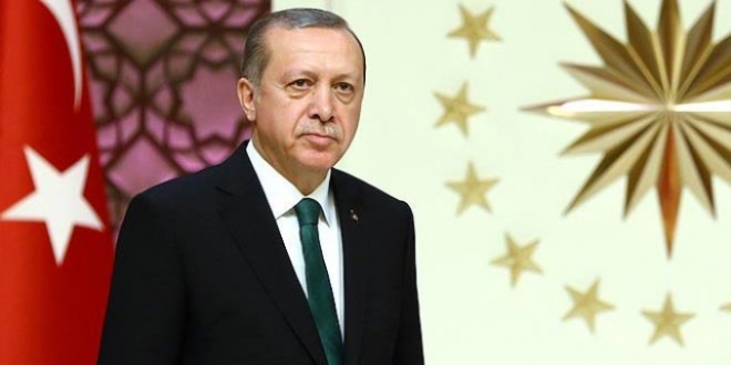 Erdo�an'dan �ehit ailelerine ba�sa�l��� mesaj�