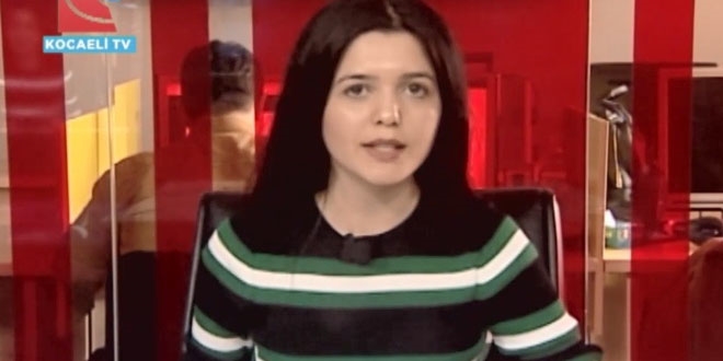 Şehit olan lise arkadaşının haberini gözyaşları içinde sundu