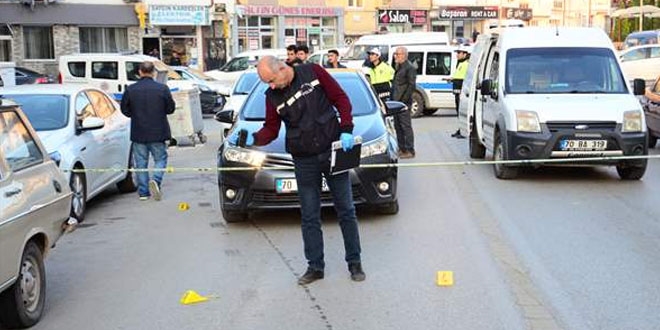 Karaman'da silahlı kavga: 1'i polis, 2 yaralı