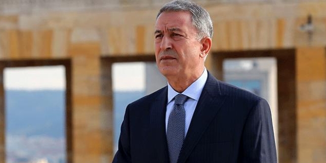 Bakan Akar: Bizim tek hedefimiz teröristler