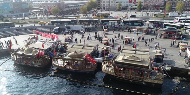 Eminönü'ndeki balıkçılar mahkemeye başvurdu