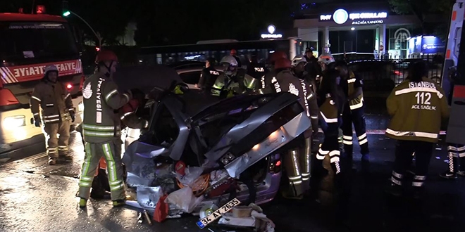 Sarıyer'de trafik kazası: 8 yaralı