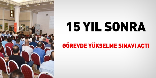 Hudut ve Sahiller, 15 yıl sonra görevde yükselme sınavı açtı