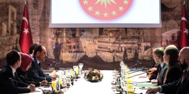 Kalın, ABD Temsilciler Meclisi Heyeti'yle görüştü