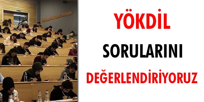 YÖKDİL sorularını değerlendiriyoruz