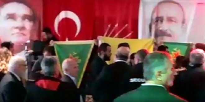CHP'nin Zurih'teki etkinliini PKK sempatizanlar bast