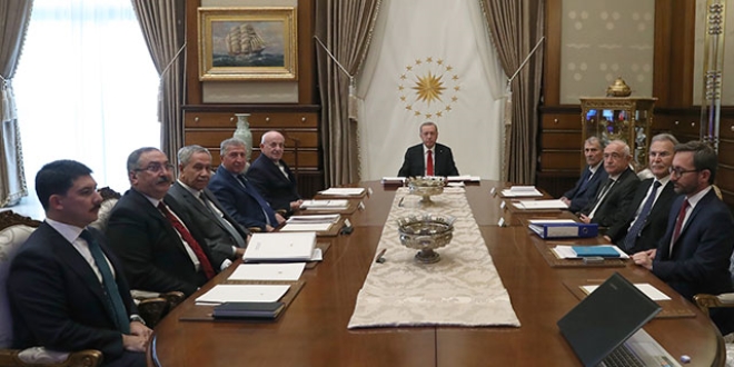 Yüksek İstişare Kurulu, Erdoğan başkanlığında toplandı