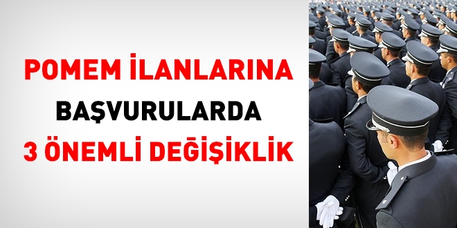 POMEM ilanlarına başvuruda; şehit yakını, askerlik, siyasi parti üyeliği değişikliği