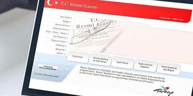 Cumhurba�kan� kararlar� Resmi Gazete'de