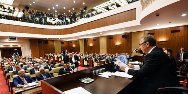 Ankara Büyükşehir Belediye Meclis toplandı