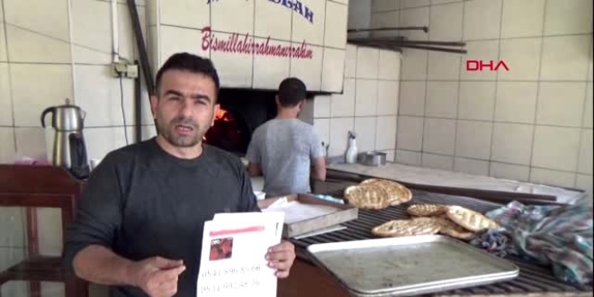 Fırıncıyı dolandırıp, telefonda 'Acıyorum size' dedi