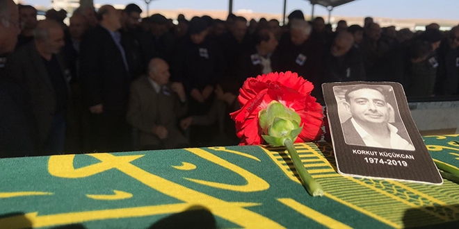 �n�aat m�hendisi Korkut K���kcan topra�a verildi