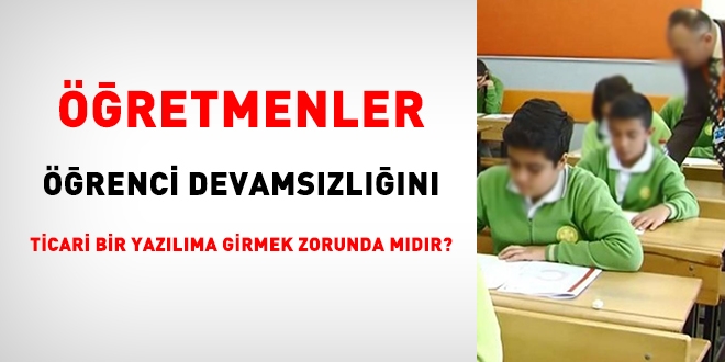 retmenler, renci devamszln ticari bir yazlma girmek zorunda mdr?