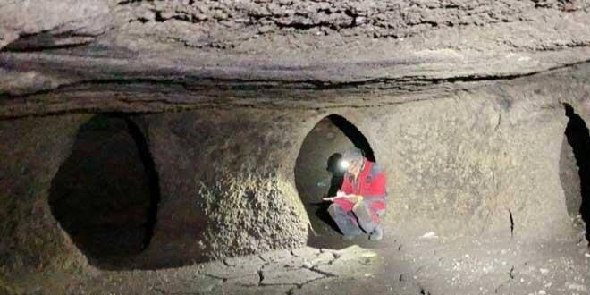Kayseri'de 26 girişi bulunan yeraltı şehri bulundu