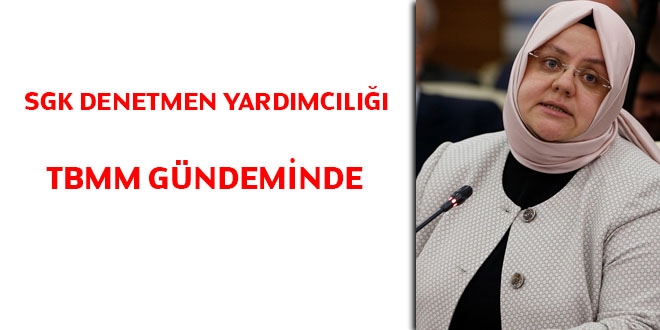 SGK denetmen yardımcılığı TBMM gündeminde