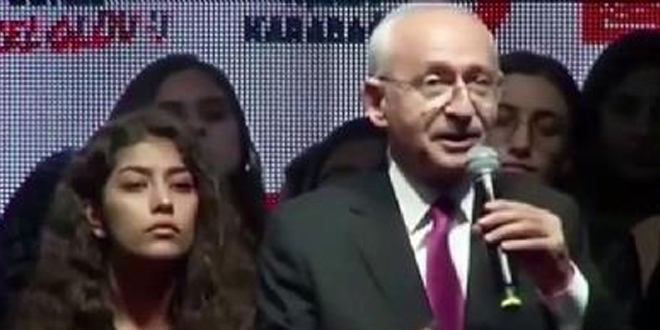 Kılıçdaroğlu, Erdoğan'ı indireceğiz deyince kız şekilden şekile girdi