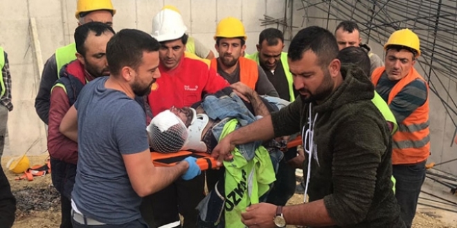 Kuzey Marmara Otoyolu inşaatında iş kazası: 4 yaralı