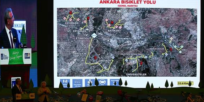 Başkentte 53,7 kilometrelik bisiklet yolu yapılacak