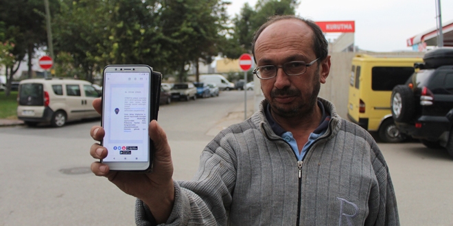 Mobilya ustas� 20 metrelik yolda yar�m saatte 2 ceza yedi