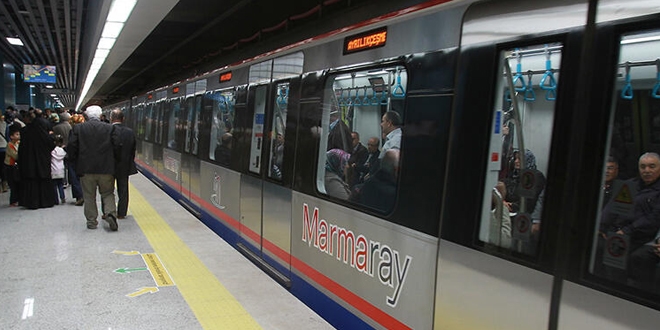 Marmaray'da 20 Kasım'da yolcu taşıma rekoru kırıldı