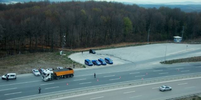 Jandarmadan helikopterli kaçak hafriyat denetimi