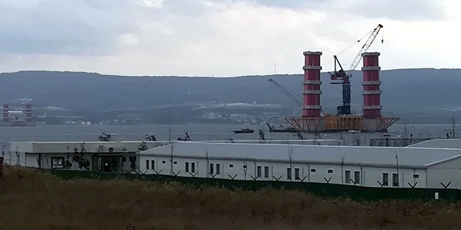 Çanakkale Köprüsü'nün ayakları yükseliyor
