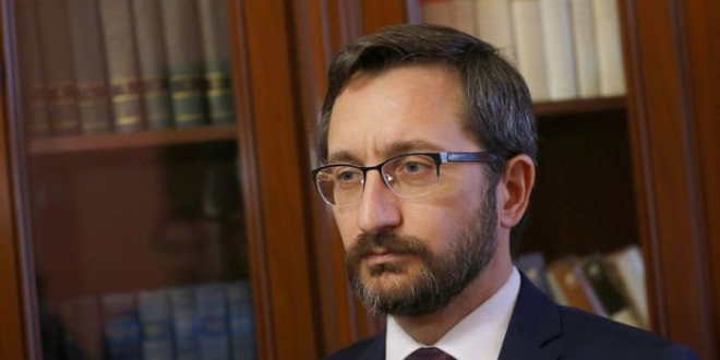 letiim Bakan Fahrettin Altun'dan Macron'a yant