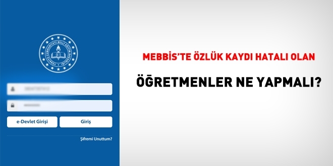 Özlük kaydı hatalı olan Öğretmenler hizmet puanlarını kontrol etmeli